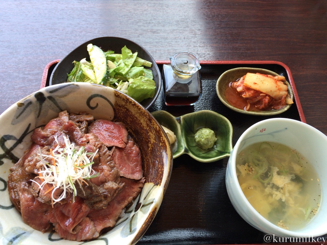 和風ローストビーフ丼